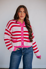 Kadence Striped Cardigan