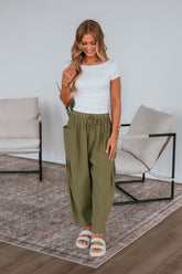 Adeera Pants - Burnt Olive