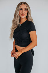 Alita Twist Front Top - Black