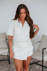 Amayah Denim Top