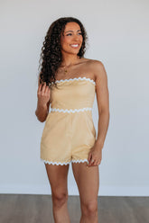 Lissa Linen Romper