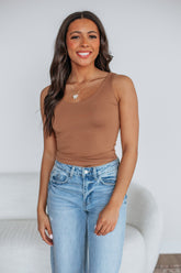 Delta Basic Tank - Toffee