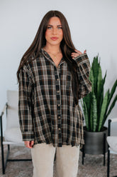 Janelle Flannel Top