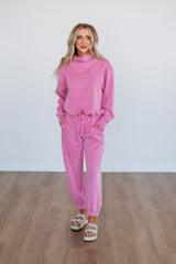 Teleri Lounge Joggers - Bubblegum