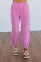 Teleri Lounge Joggers - Bubblegum