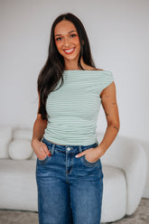 Michaela Striped Top