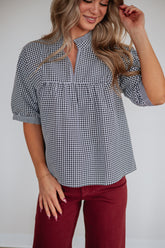 Jessalynn Gingham Top