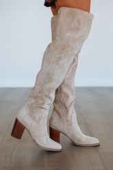 Addressing The Rumors Boots - Beige