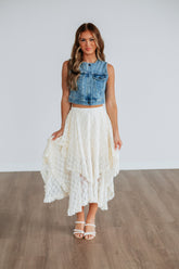 Giselle Lace Midi Skirt