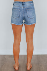 Gabby Risen Shorts - Medium Wash