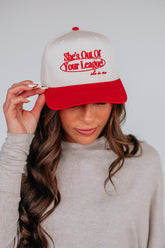 She's Out of Your League Trucker Hat