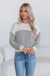 Alaina Striped Sweater