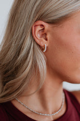 Fiora Huggie Hoop Earrings