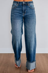 Nori Hidden Jeans - Dark Wash