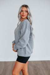 Jandi Lounge Crewneck - Heather Grey