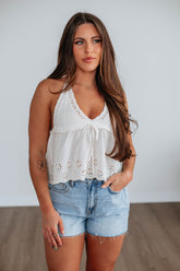 Kandice Eyelet Tank