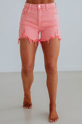 Maddie Risen Shorts - Flamingo