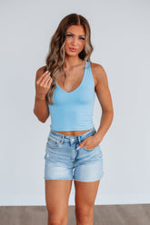 Malina Basic Tank - Sky Blue
