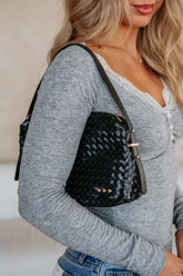 Fallon Woven Shoulder Bag