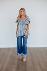 Alondra Top - Black Mix