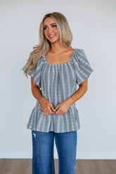 Alondra Top - Black Mix