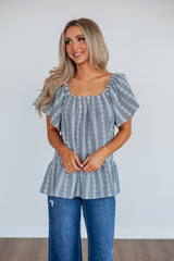 Alondra Top - Black Mix