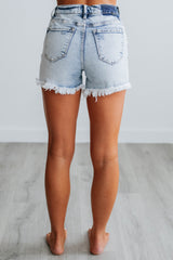 Nora Risen Shorts - Light Wash