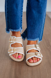 One Step Closer Sandals - Natural Mix