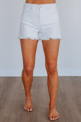 Shiloh Risen Shorts - White