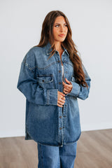 Sidnee Hidden Denim Jacket