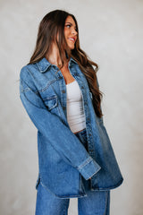 Sidnee Hidden Denim Jacket