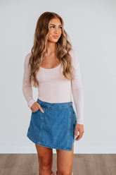 Siyana Denim Skort