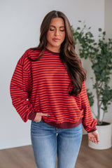 Baylee Striped Crewneck