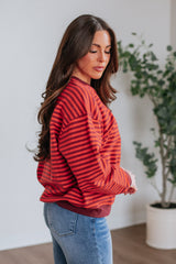 Baylee Striped Crewneck