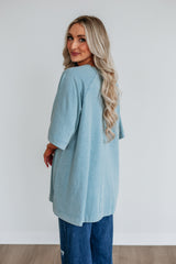 Skylen Oversized Tee - Dusty Coast