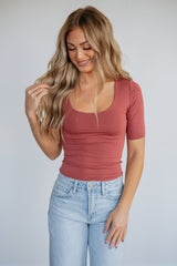 Spader Basic Top - Sienna
