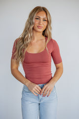 Spader Basic Top - Sienna