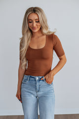 Spader Basic Top - Cinnamon