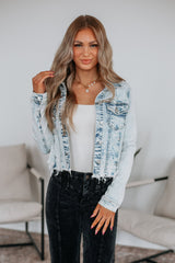 Gemma Risen Denim Jacket - Light Wash