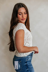 Samira Crochet Top - Natural