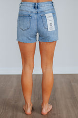 Tinley Risen Shorts - Medium Wash