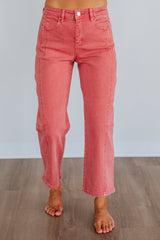 Milan Risen Jeans - Brick