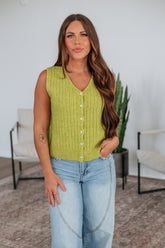 Mina Sweater Vest - Lemongrass