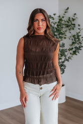 Violetta Top - Espresso