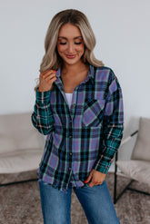 Joleen Flannel Top