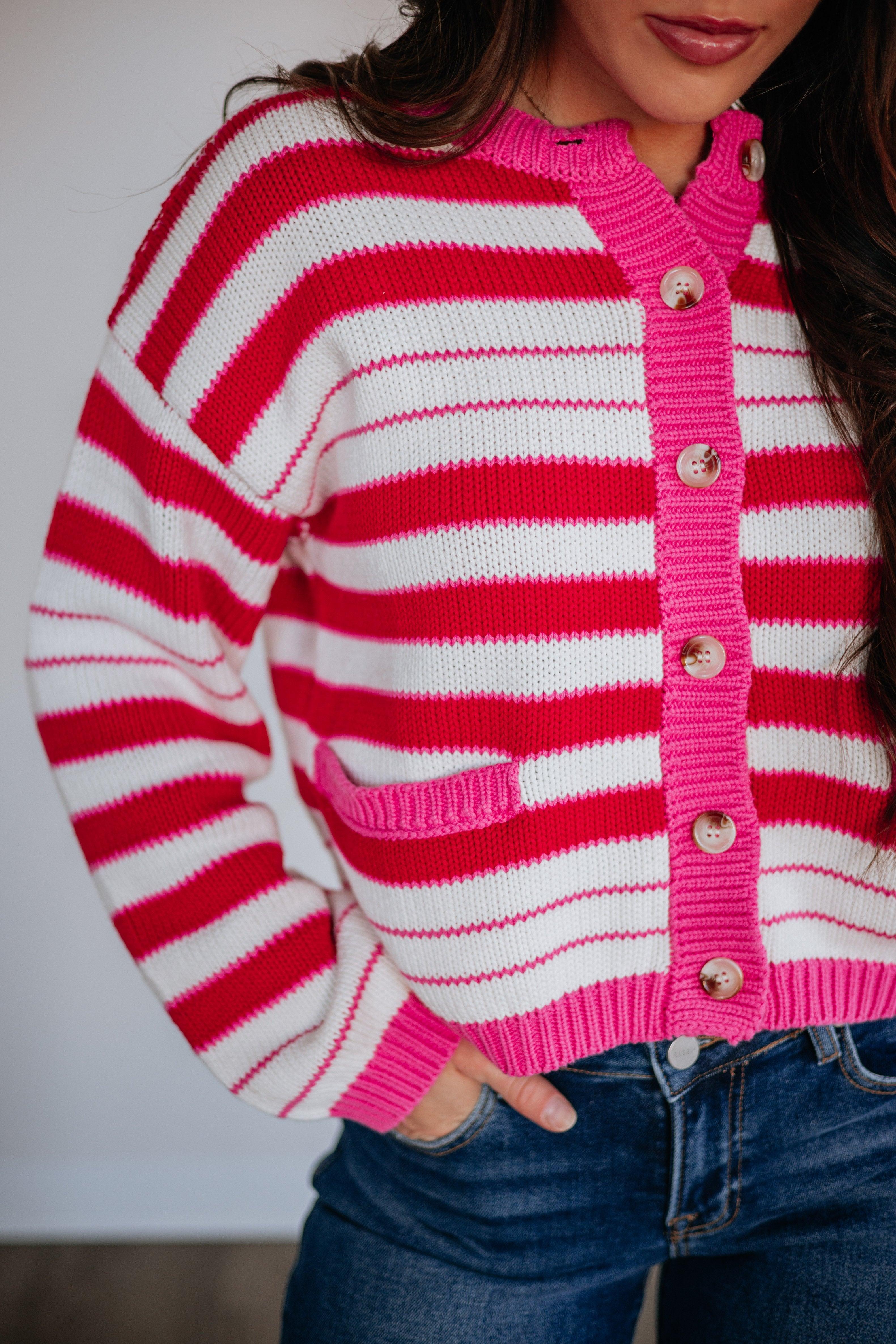 Kadence Striped Cardigan