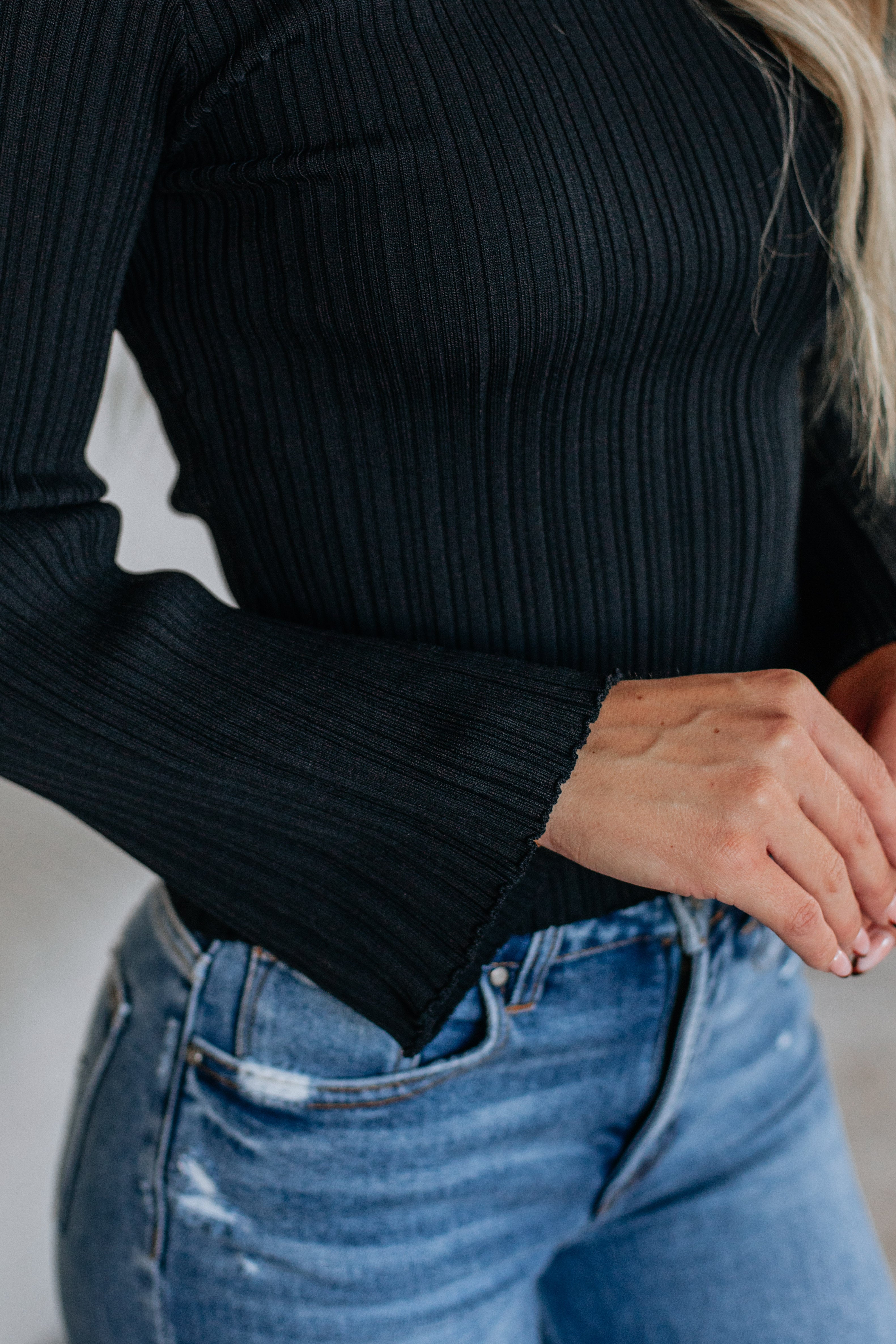 Jade Ribbed Top