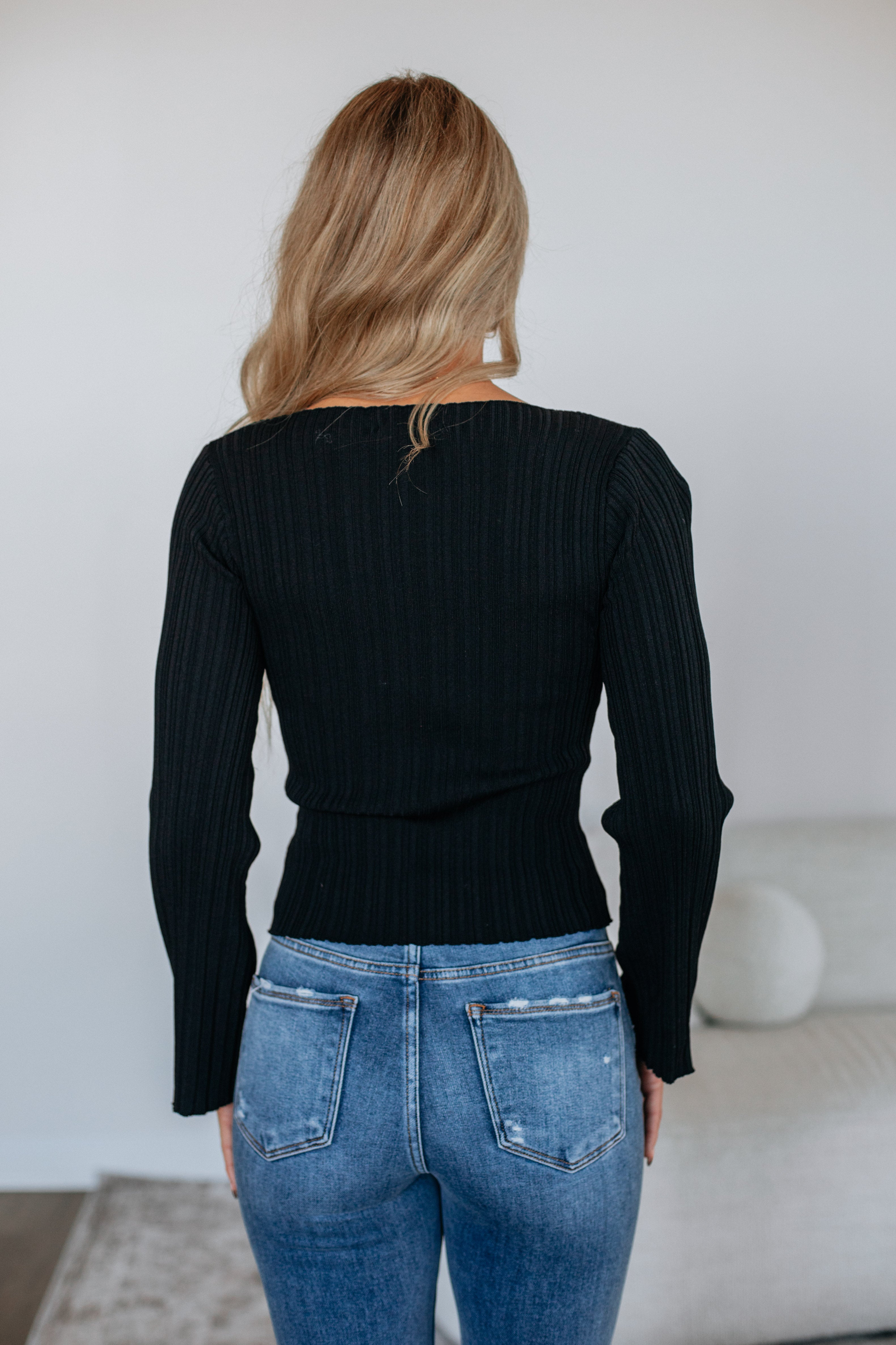 Jade Ribbed Top
