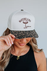 Martinis & Men Trucker Hat - Leopard Mix