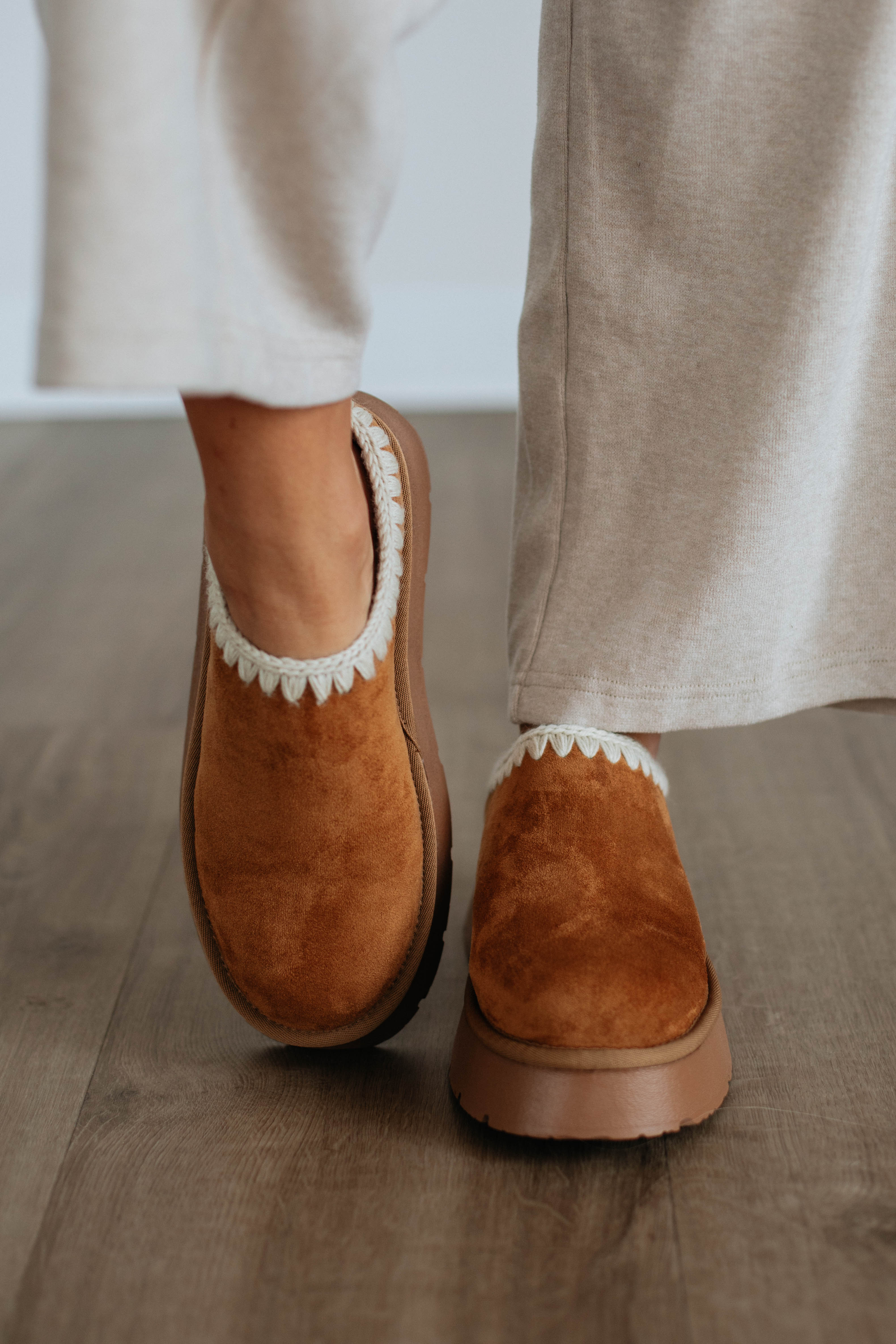 Tread Softly Platform Slippers
